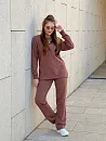 Костюм Трэвел двухнитка пенье_325/кофейный