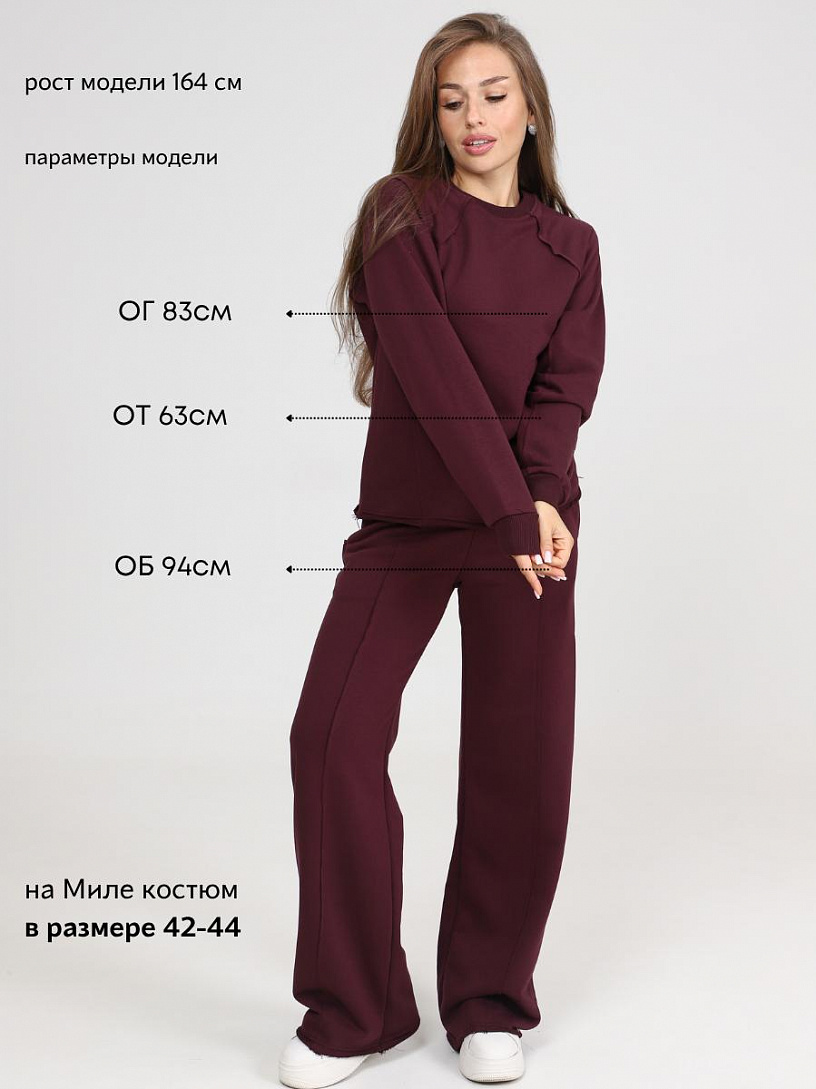 Костюм Крис_340/бордовый.